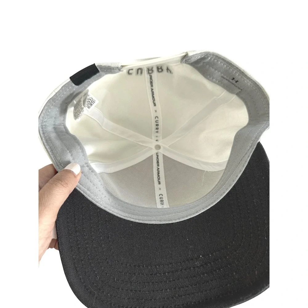 Under Armour SC30 Steph Curry Snapback Hat White Clay NBA Basketball Cap 1383487